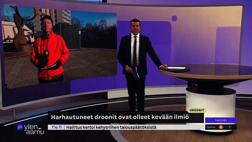 Drooneihin varautuminen työllistää Kouvolassa