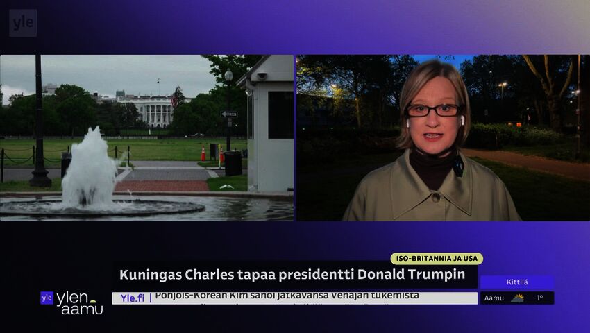 Kuningas Charles matkaa Yhdysvalloissa tehostettujen turvatoimien keskellä