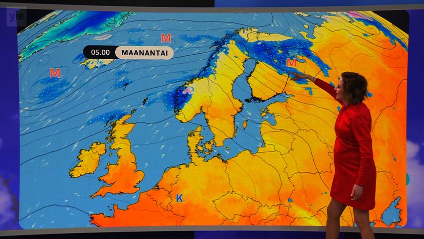 Sääennuste klo 18