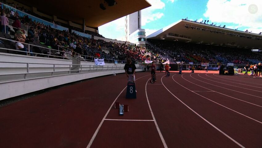 4 x 100 m pojkar, final