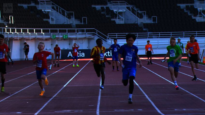 5 x 80 m pojkar, final