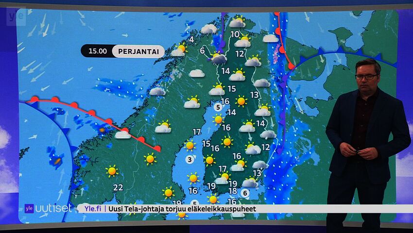 Sääennuste klo 7.40