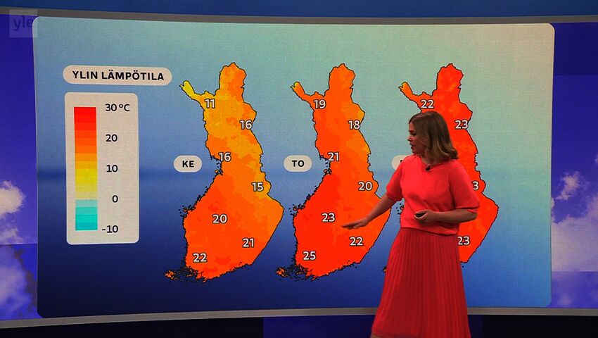 Sääennuste klo 18