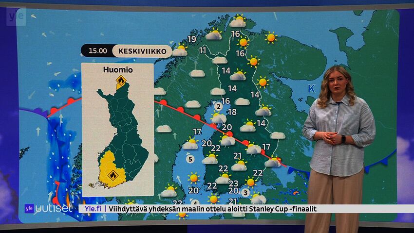 Sääennuste klo 7.40