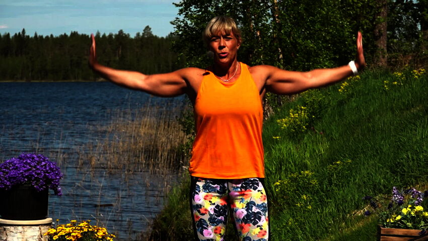 Kesäjumppaa Sofian kanssa