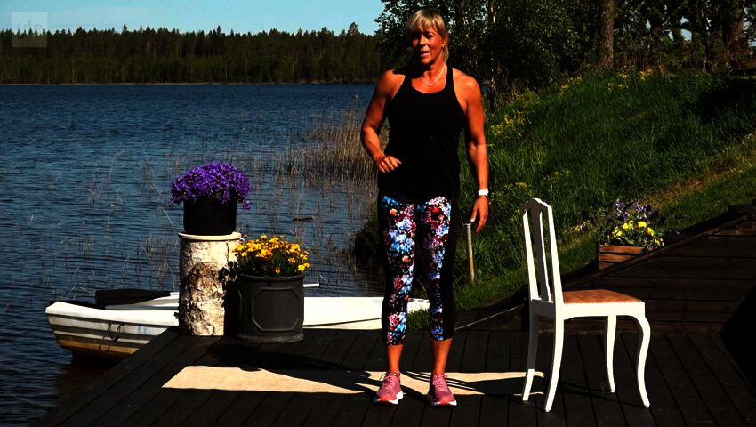 Kesäjumppaa Sofian kanssa