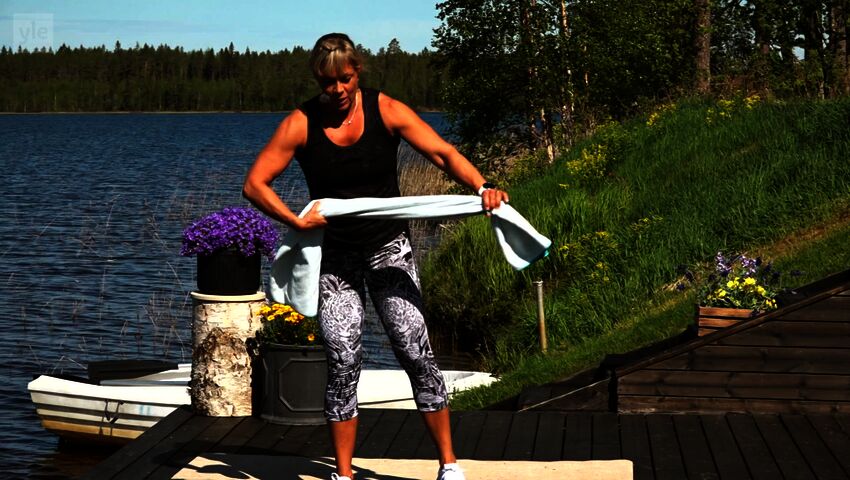 Kesäjumppaa Sofian kanssa