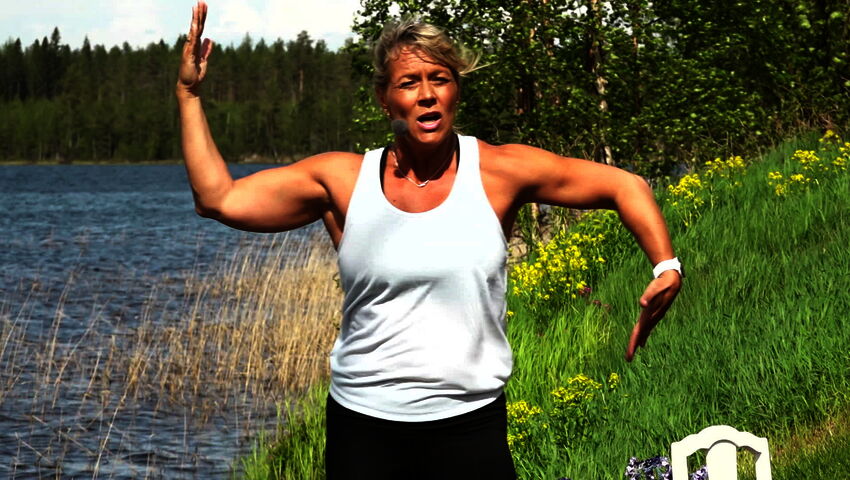 Kesäjumppaa Sofian kanssa