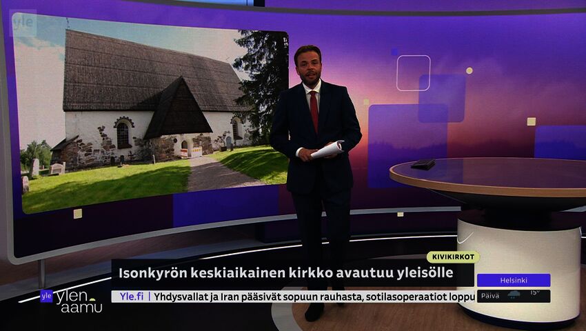 Isonkyrön vanha kirkko avautuu yleisölle juhannuksena