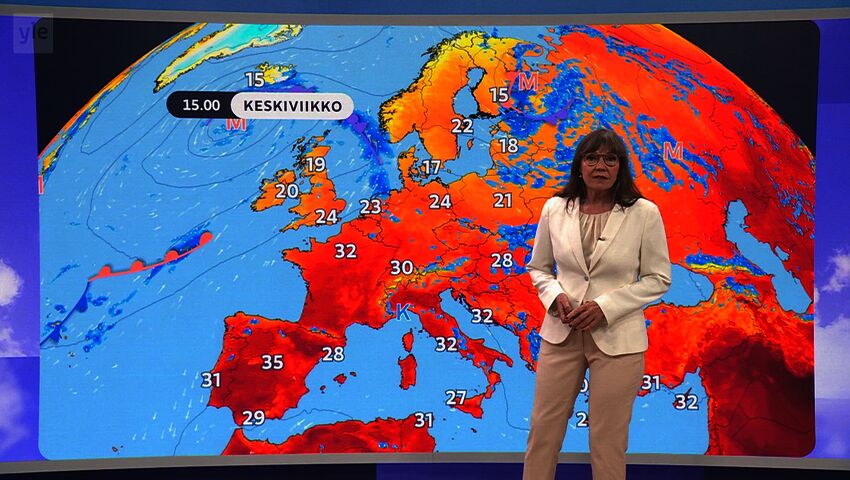 Sääennuste klo 18