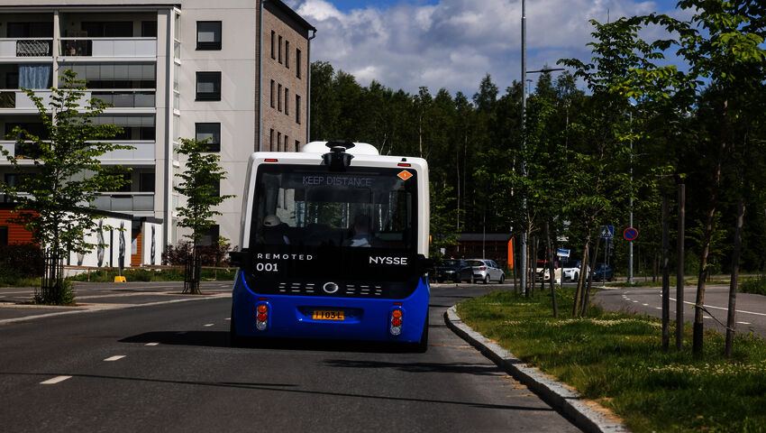 Förarlösa bussar i Tammerfors