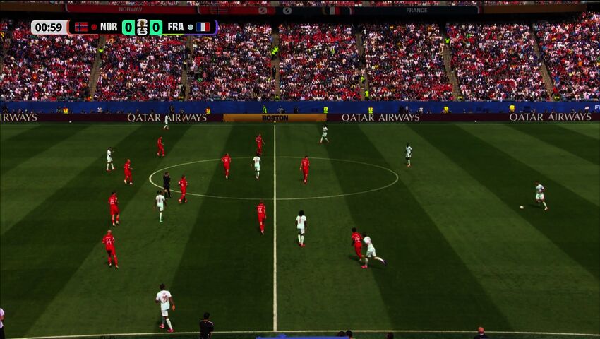 Mbappé träffar ribban