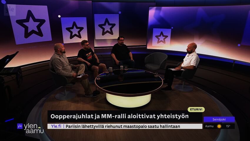 Opperajuhlien ja MM-rallin yhteistyö