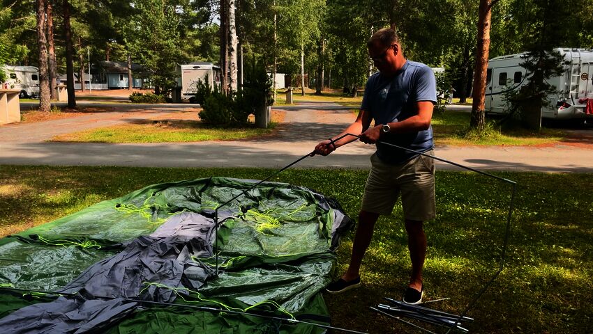 Telttailun suosio on pitänyt pintansa - pääsee paikkoihin joihin ei autolla ole asiaa
