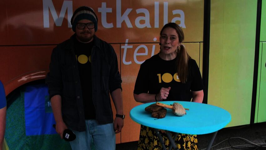 Yle 100 -bussi: Matkalla teille
