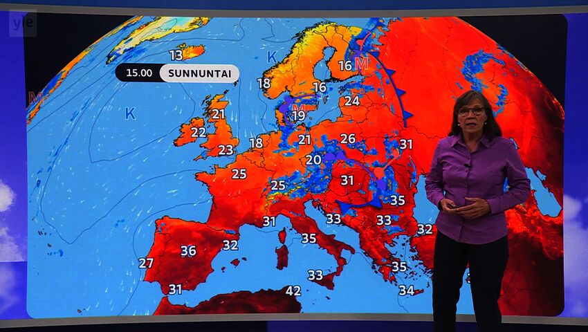 Sääennuste klo 18