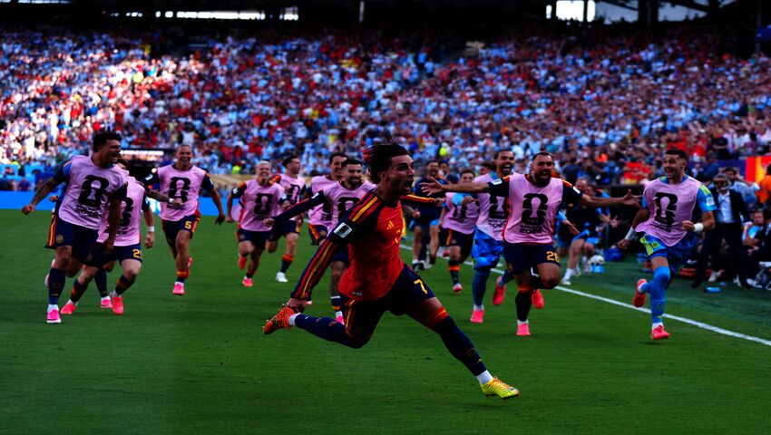 Se Spaniens sena ledningsmål i VM-finalen
