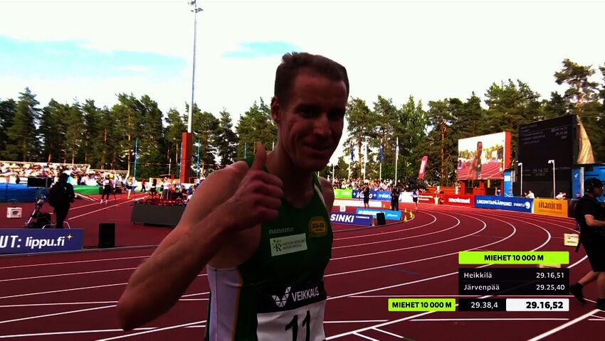 Orienteraren Tuomas Heikkilä vinnare på milen