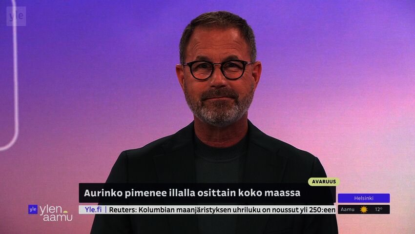 Suomessa nähdään osittainen auringonpimennys
