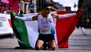 Italian Massimo Stano maratonkävelyn voittoon