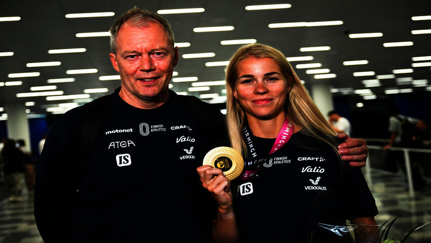 Alisa Vainio sai onnittelut Urheiluliitolta