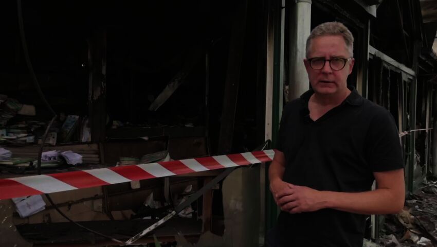 Kiovan tärkein kirjatori tuhoutui Venäjän iskussa