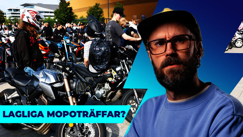 Mopeder, poliser och hinderbanor