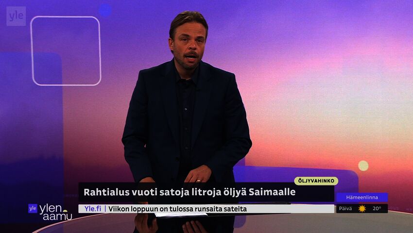 Vapaaehtoiset auttavat öljyntorjunnassa Saimaalla