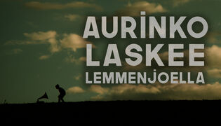 Aurinko laskee Lemmenjoella