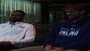 Mikael Jantusen ja Olivier Nkamhouan haastattelusta tuli heti veljellistä kuittailua