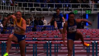 Ella Junnila naisten 110 m aitajuoksussa
