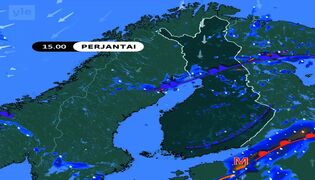Sää on vaihtelevaa ja pohjoisessa on koleaa