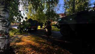 Porin prikaati johti Huittisissa paikallispuolustusharjoitusta
