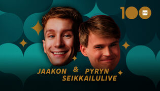 Jaakon ja Pyryn seikkailulive Yle 100 areenalla