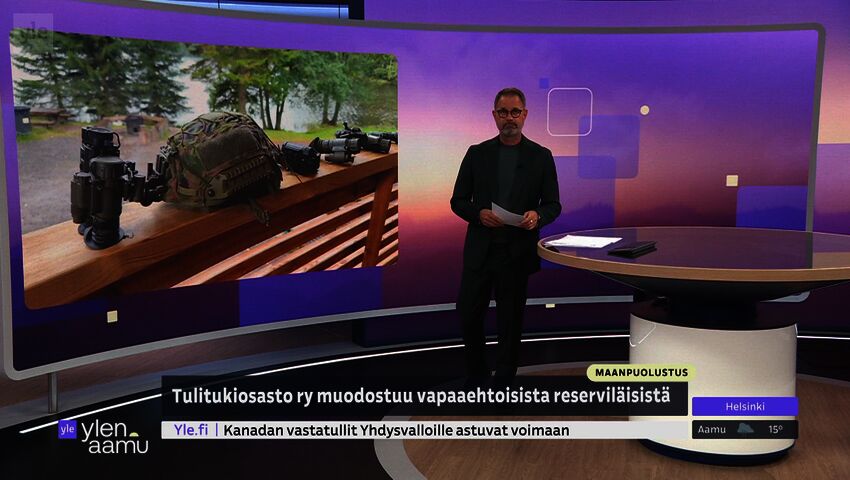 Reserviläisiltä löytyy pimeänäkölaitteita