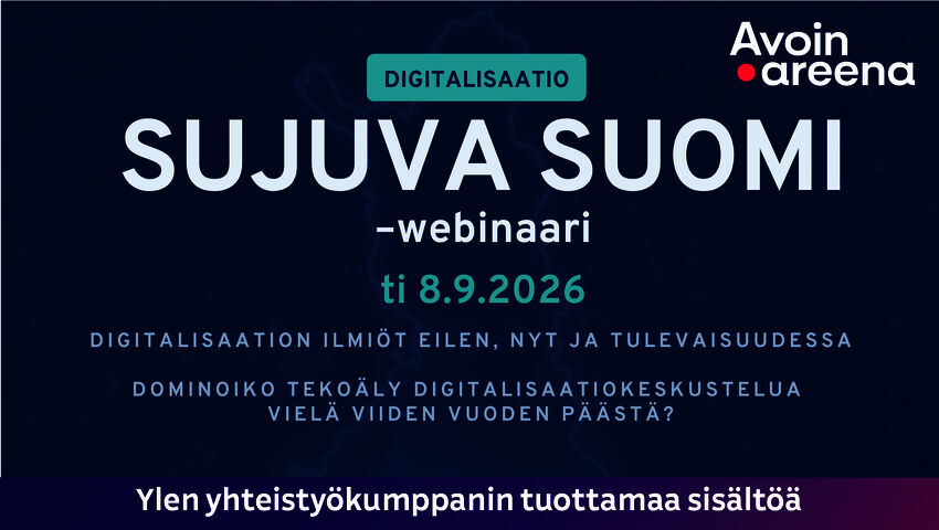 Sujuva Suomi -webinaari: Digitalisaation ilmiöt eilen, nyt ja tulevaisuudessa