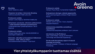 Oulun yliopiston uusien professorien juhlaluennot