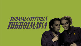 Suomalaistyttöjä Tukholmassa