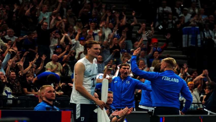 Suomi voittaa 2. erän Belgiaa vastaan