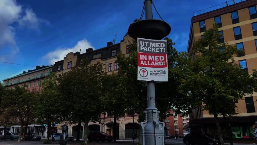 Örebropartiet-puolueen vaalimainoksia