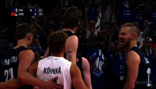 Severi Savonsalmelta hieno torjunta Serbia-ottelussa