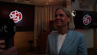 Sosiaalidemokraattien Andersson vaalipäivänä