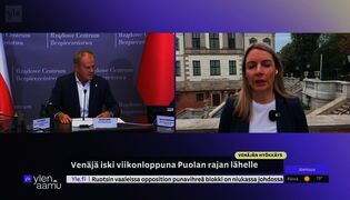 Venäjä iski drooneilla lähelle Puolan rajaa