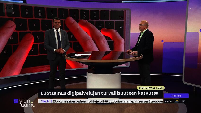 Suomalaisten luottamus digiturvallisuuteen