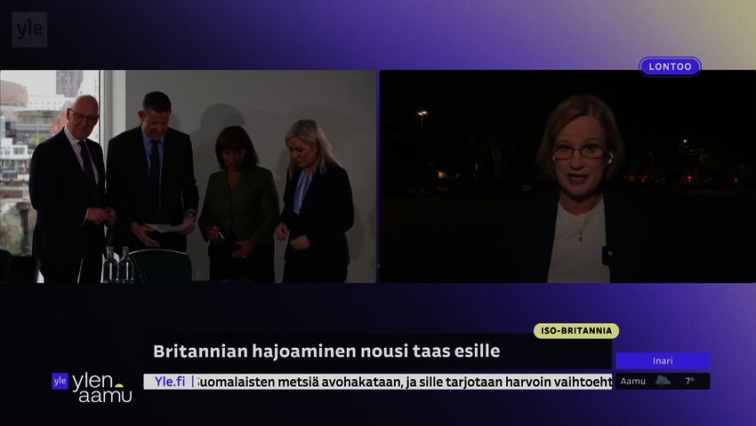 Hajoamisaikeet puhuttavat Britanniassa