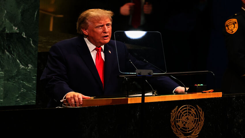 Trumpin puhe YK:n yleiskokouksessa
