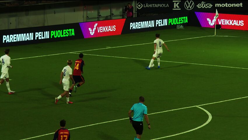 Uefan jalkapallon U21 EM-karsinta: Suomi - Espanja