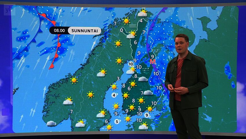 Sääennuste klo 18