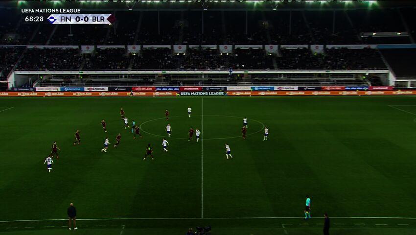 Belarus får ett mål bortdömt efter videogranskning