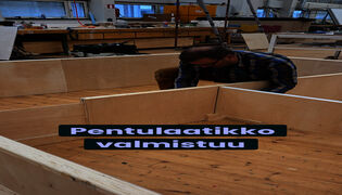Pentulaatikko valmistuu